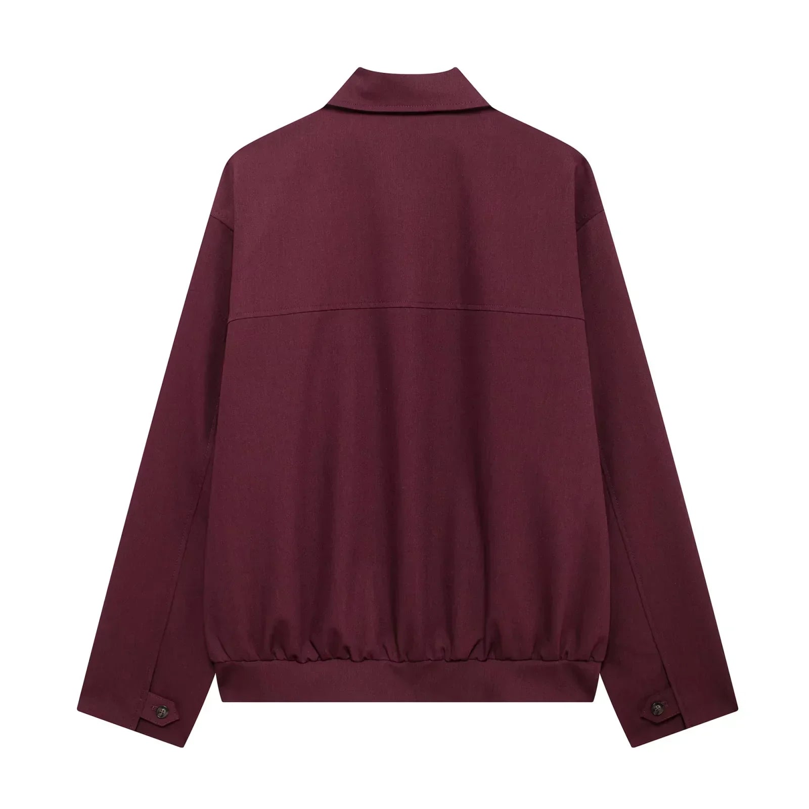 Contemporary Tailored Long Sleeve Cropped Bomber Jacket for Women