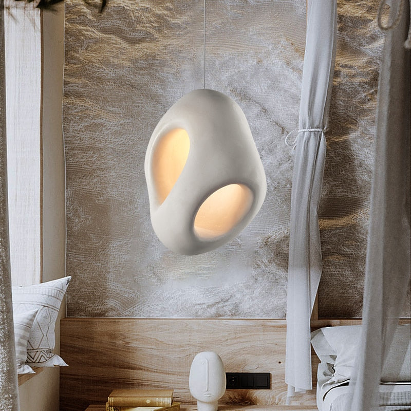 Thalira - Lampada a Sospensione LED Moderna in Stile Wabi Sabi