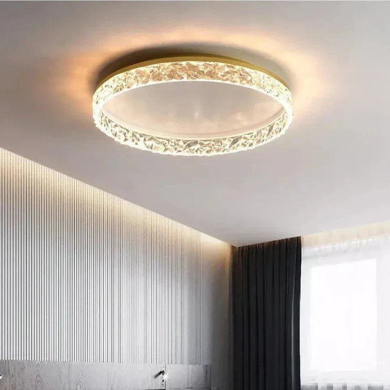 Evara - Lampada a Soffitto LED in Cristallo Stile Nordic