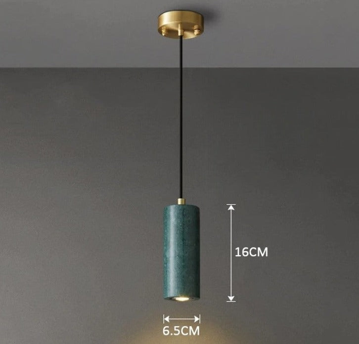 Velena - Lampada a sospensione LED in marmo dal design minimalista
