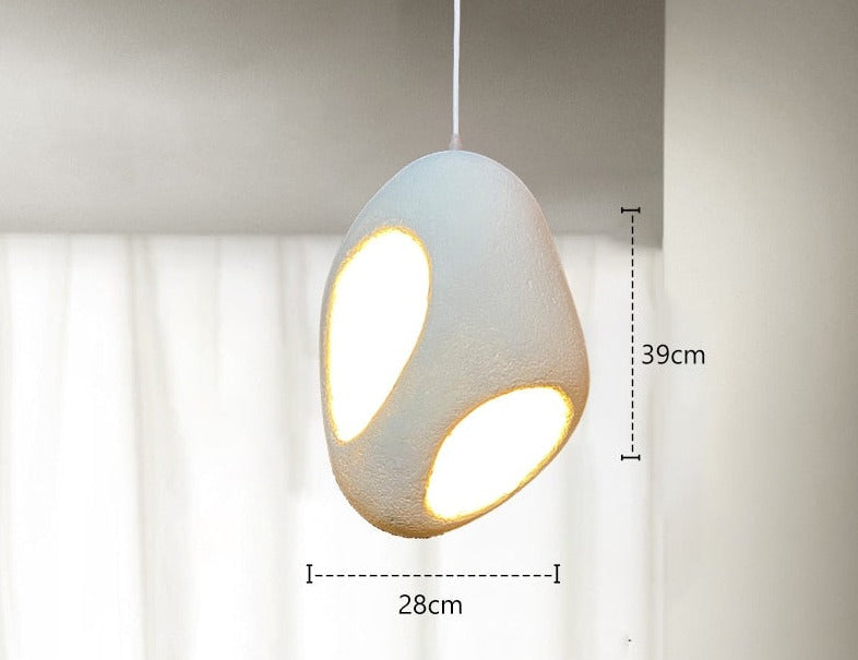 Thalira - Lampada a Sospensione LED Moderna in Stile Wabi Sabi
