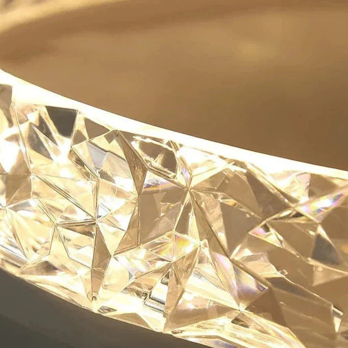 Evara - Lampada a Soffitto LED in Cristallo Stile Nordic