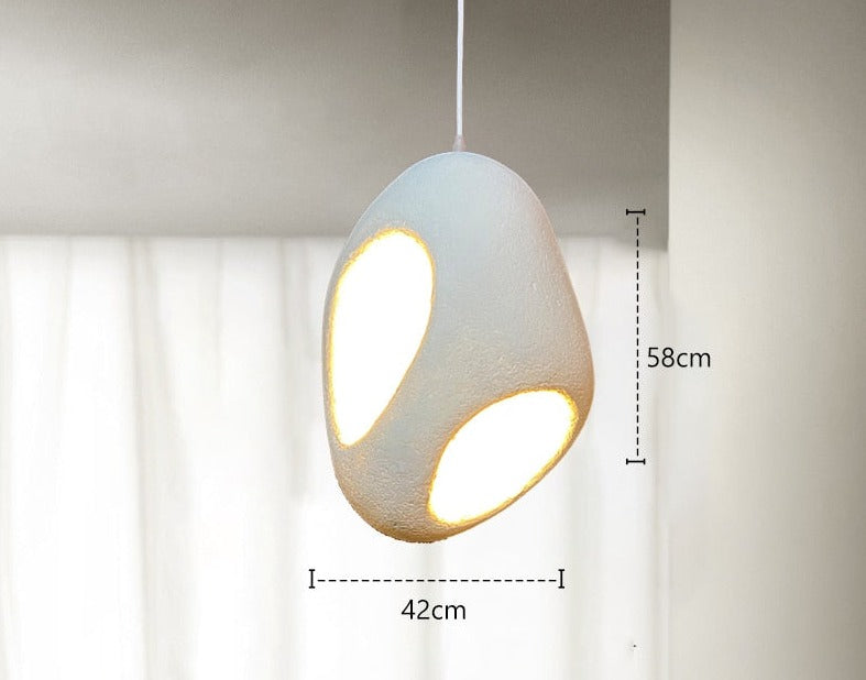 Thalira - Lampada a Sospensione LED Moderna in Stile Wabi Sabi
