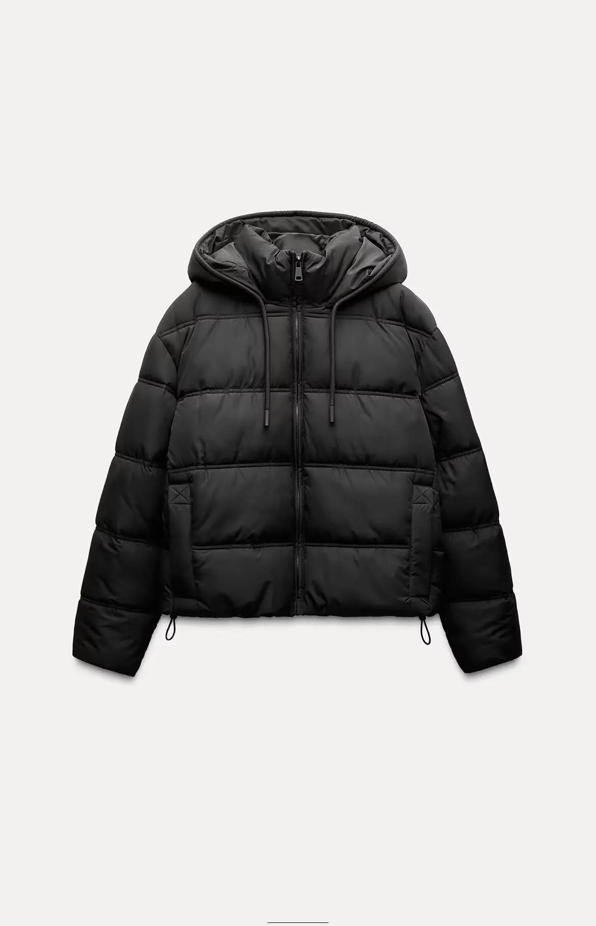 Quilted Insulated Hooded Puffer Jacket for Women