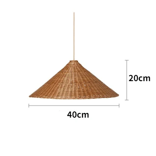 Aurethia - Lampada a sospensione LED in bambù dallo stile scandinavo
