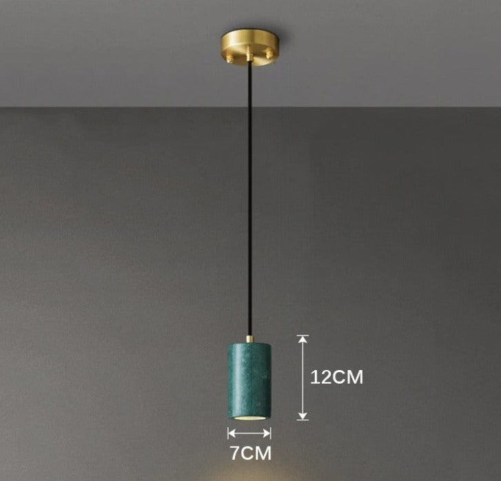 Velena - Lampada a sospensione LED in marmo dal design minimalista
