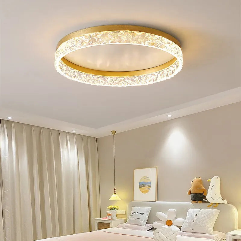 Evara - Lampada a Soffitto LED in Cristallo Stile Nordic