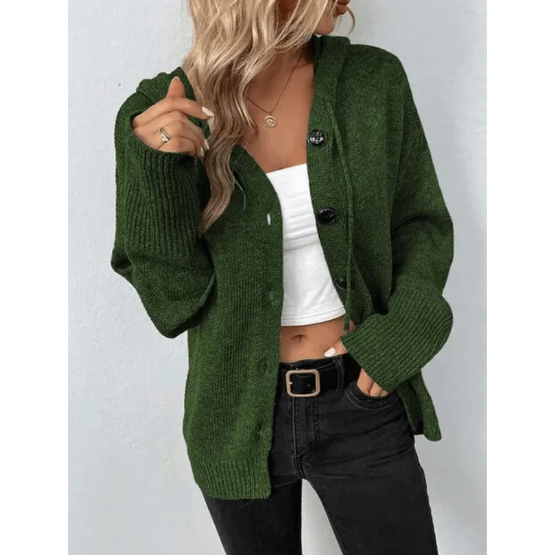Brittan | Women's Comfortable Button-Up Cardigan