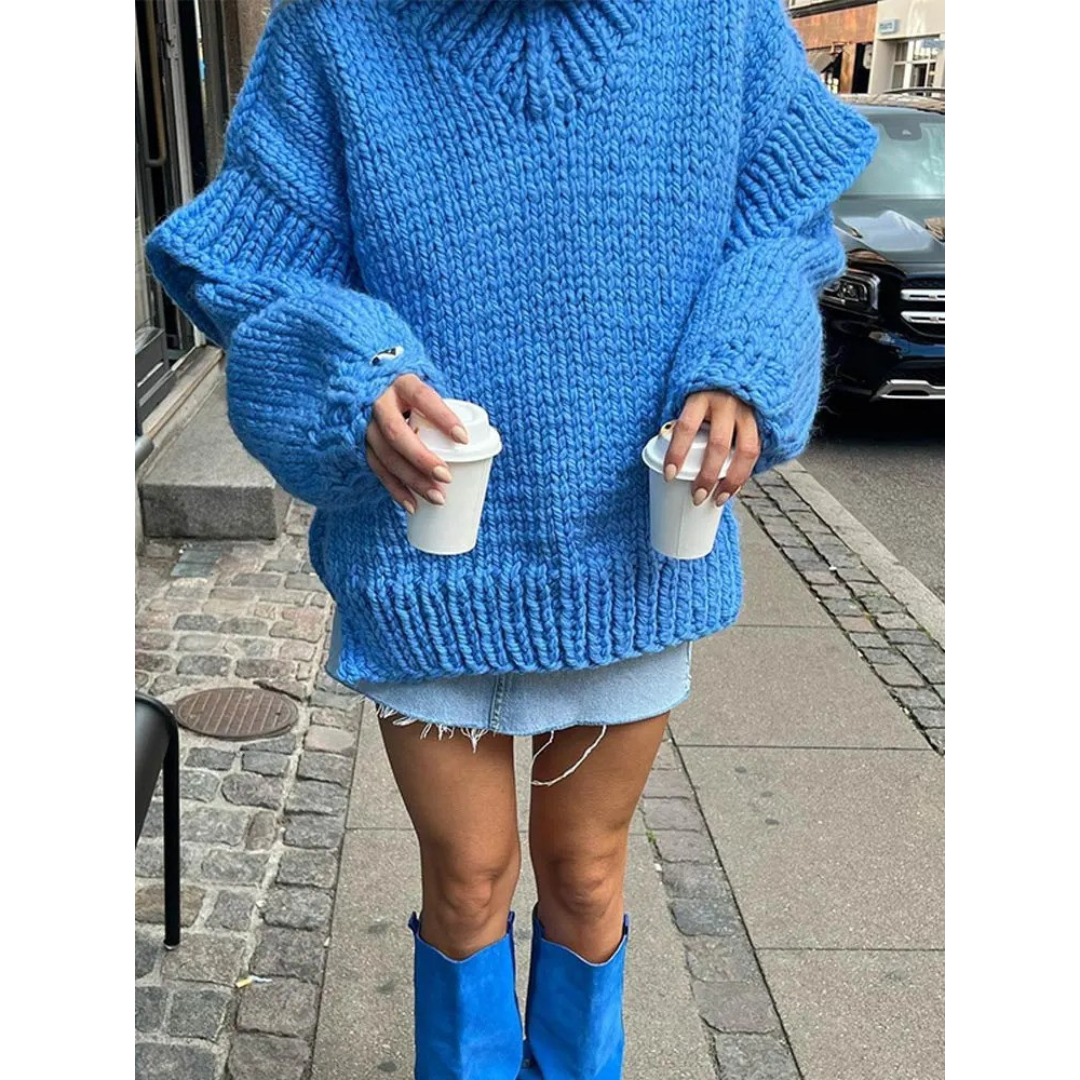Erenabaji | Women's Cozy Oversized Knit Sweater | Guaranteed Warmth