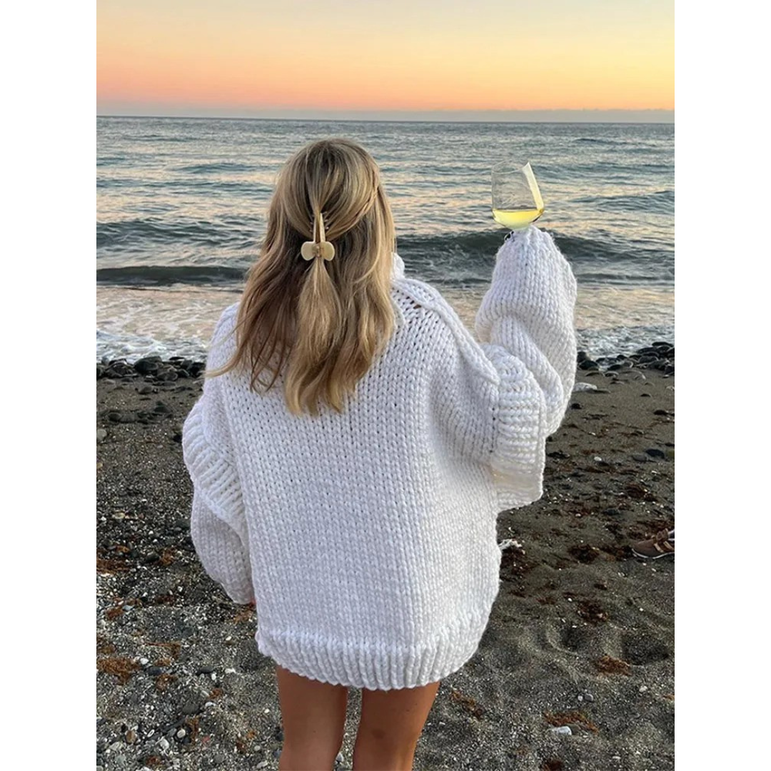 Erenabaji | Women's Cozy Oversized Knit Sweater | Guaranteed Warmth
