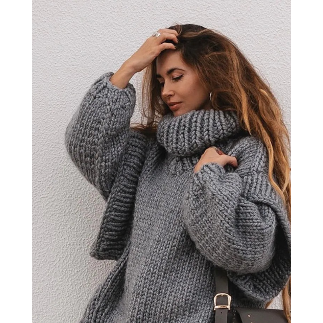 Erenabaji | Women's Cozy Oversized Knit Sweater | Guaranteed Warmth