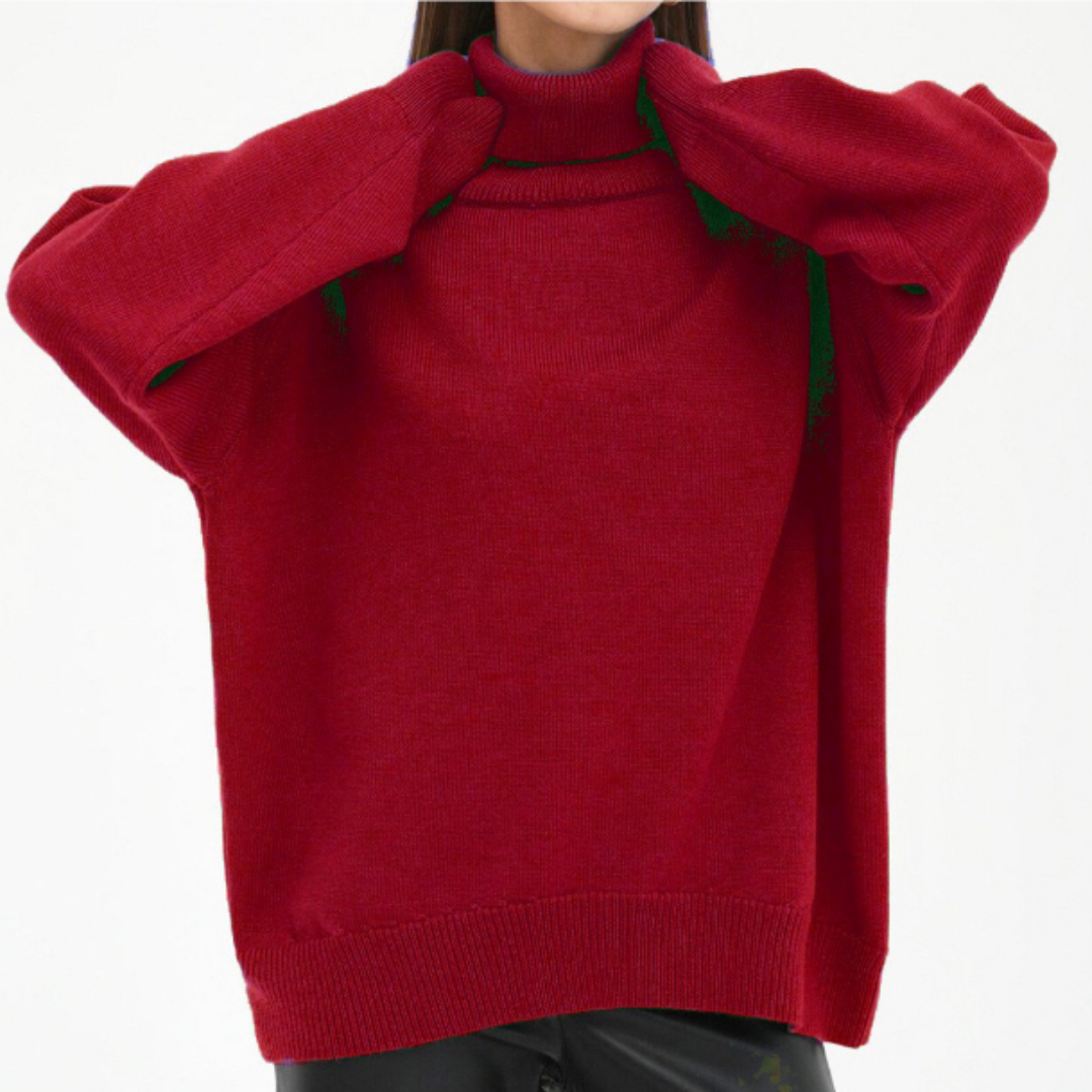 Elkein | Women's Modern Roll Neck Sweater