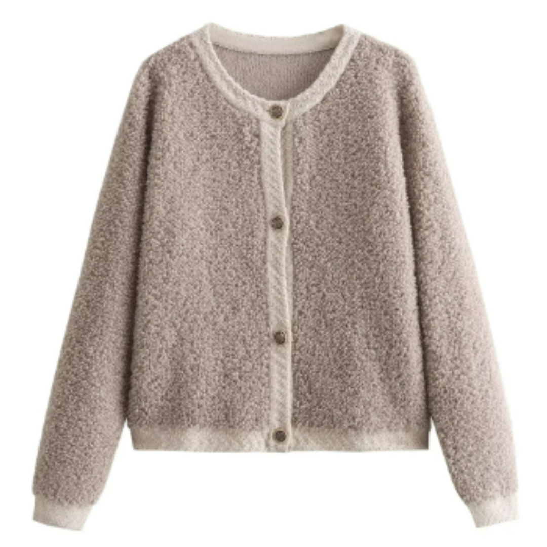 Kerstinin | Women's Cozy Teddy Cardigan
