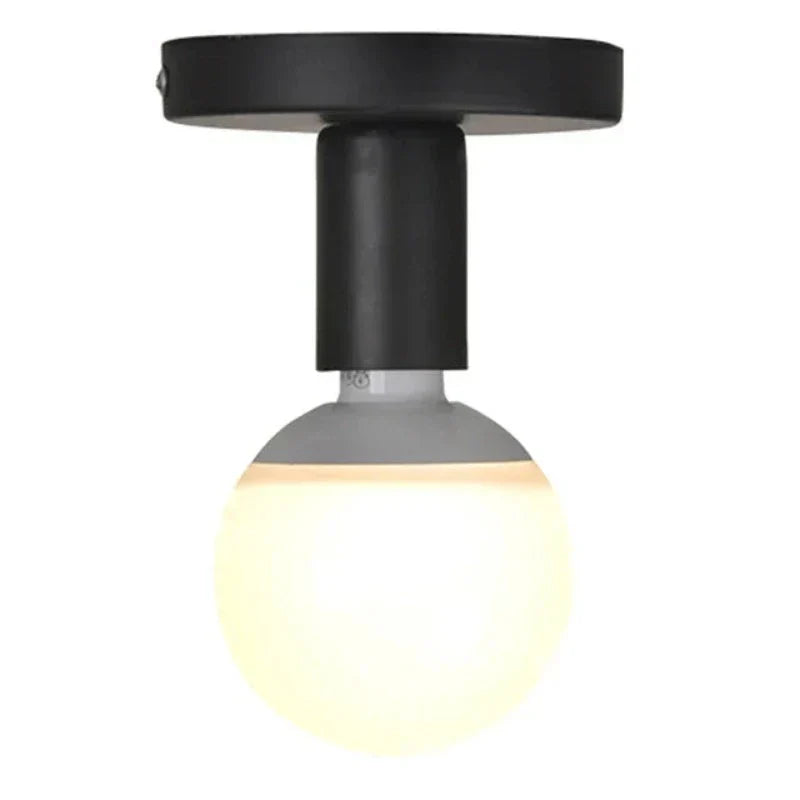 Minerva - Lampada da soffitto in metallo dallo stile industriale vintage