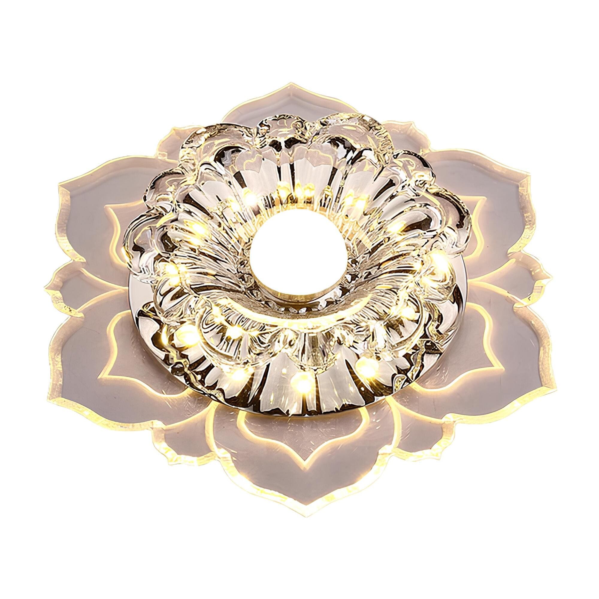 Mirella - Lampada a Soffitto LED Moderna con Cristalli Eleganti
