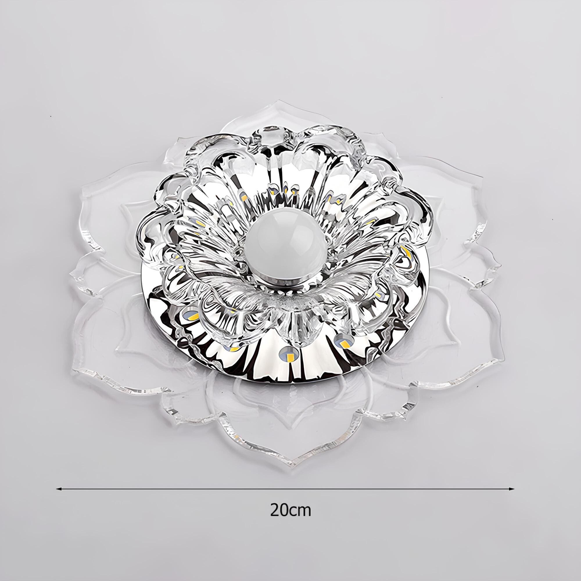 Mirella - Lampada a Soffitto LED Moderna con Cristalli Eleganti