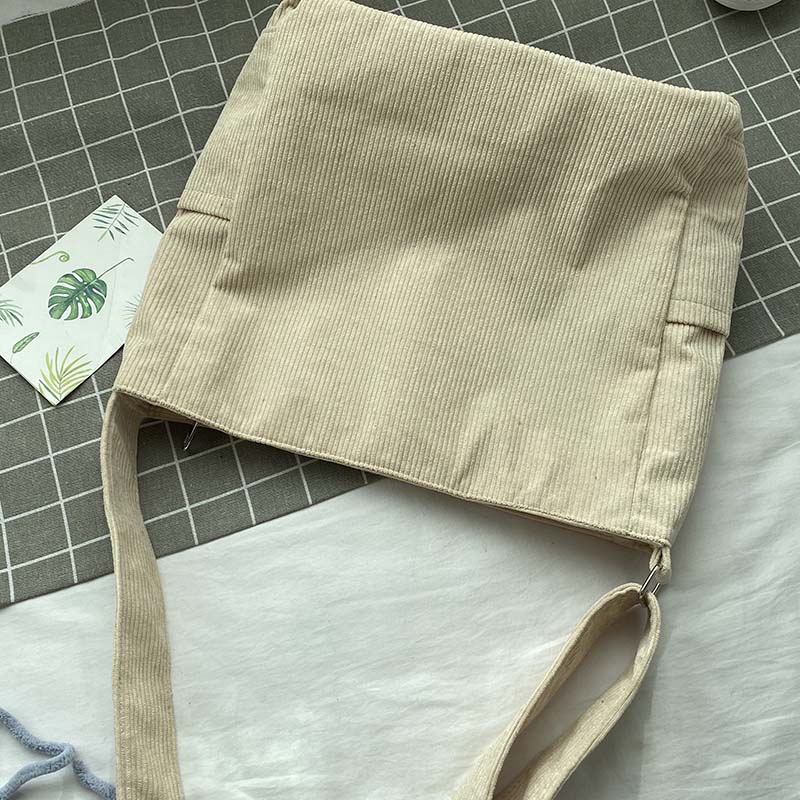 Women's Casual Multi-Pocket Shoulder Bag with Adjustable Strap
