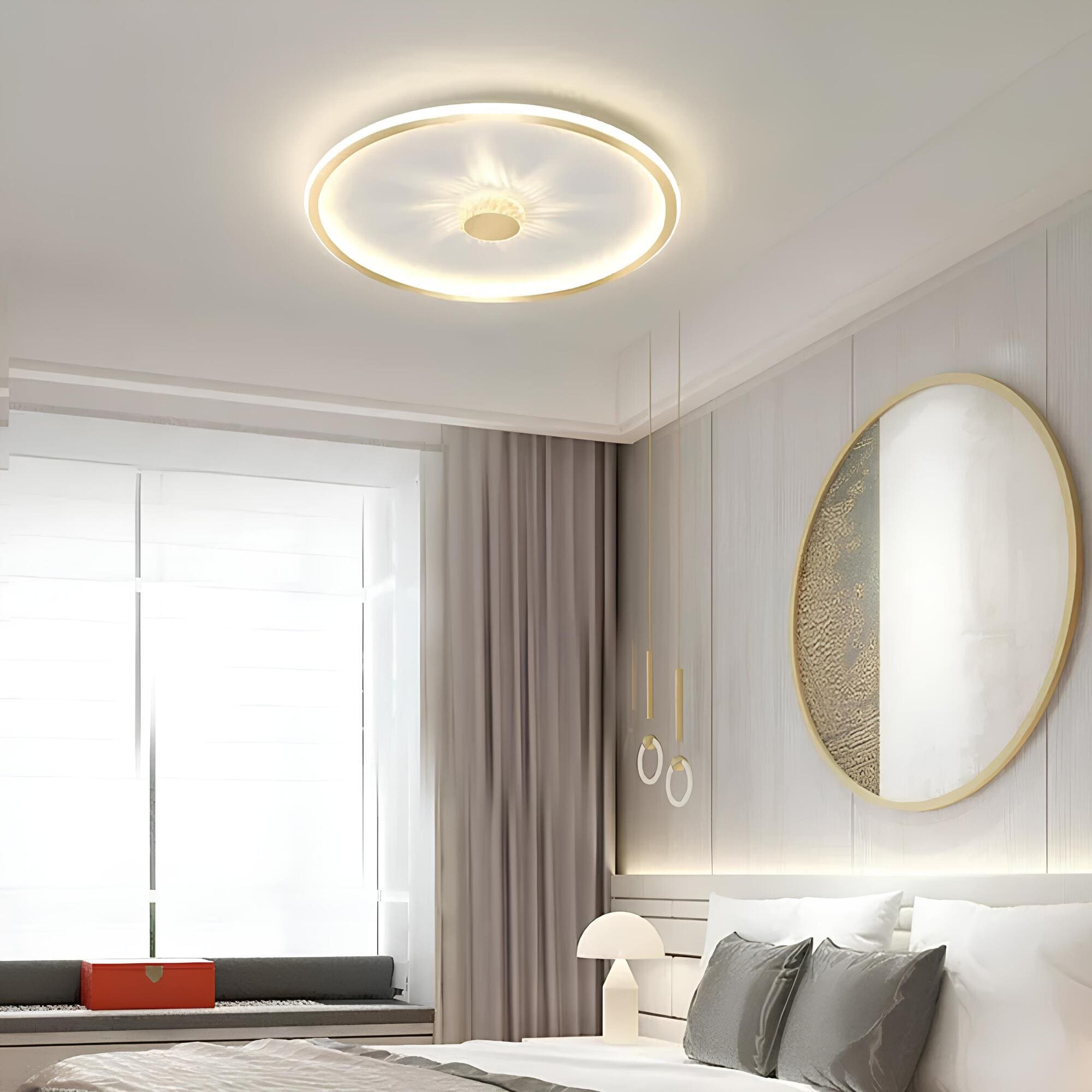 Glyra - Lampada da soffitto moderna con dimmer