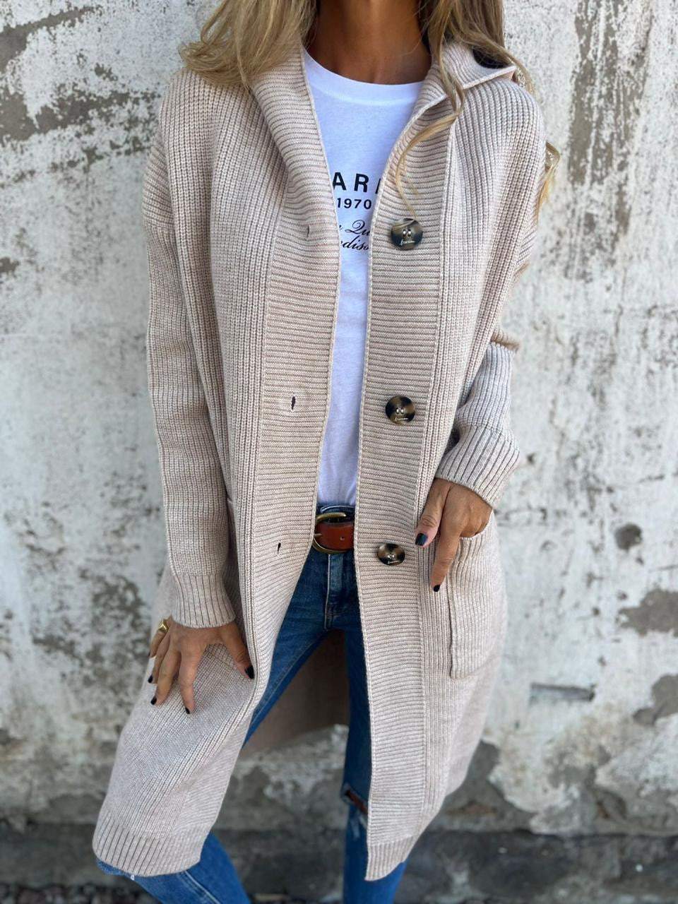 Elegant Women's Knit Cardigan