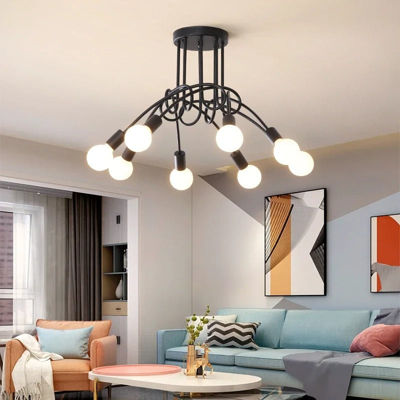 Aventra - Lampada a Soffitto LED Vintage con Design Retrò