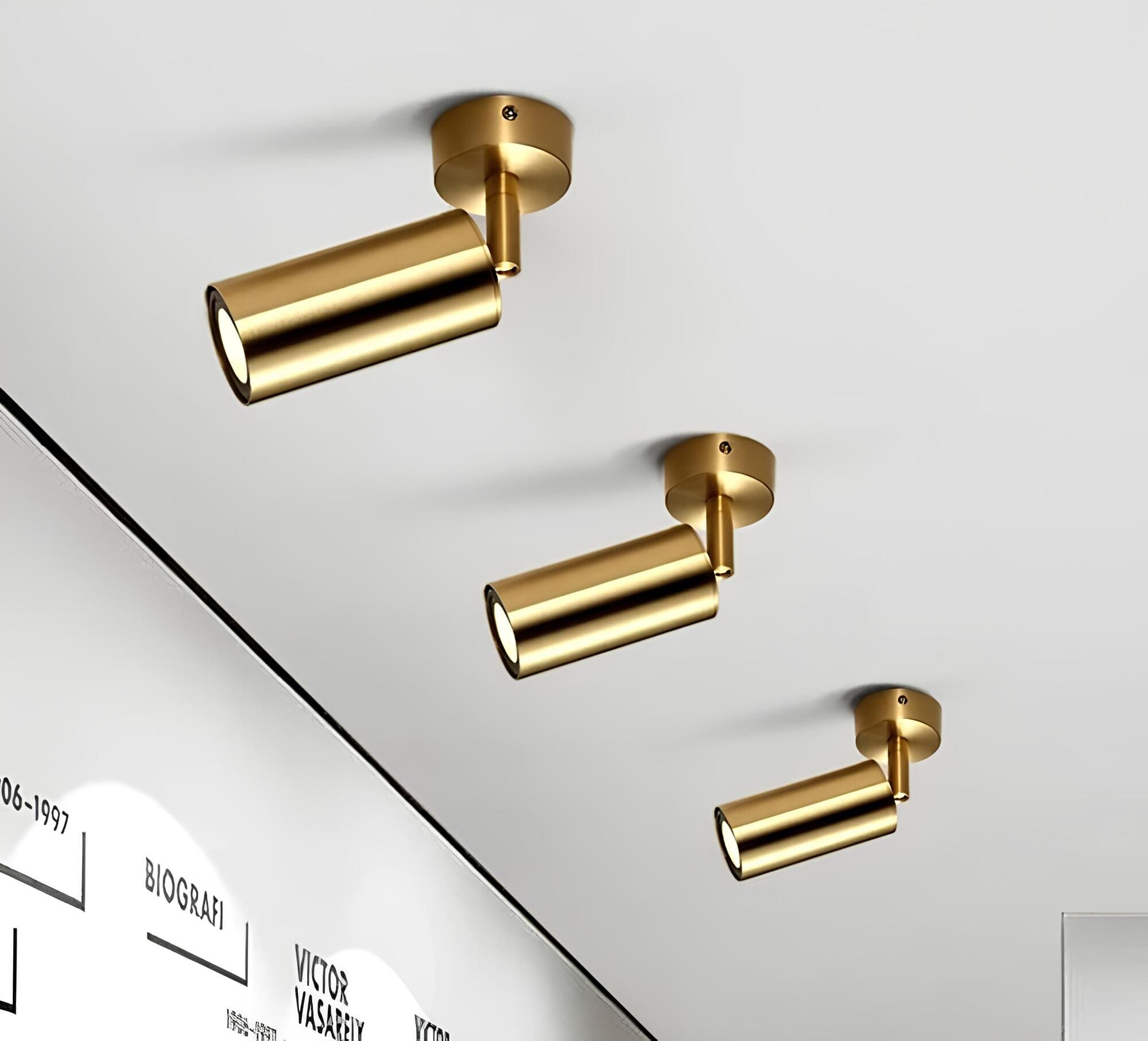 Olenia - Lampada a soffitto LED moderna e regolabile con braccia orientabili