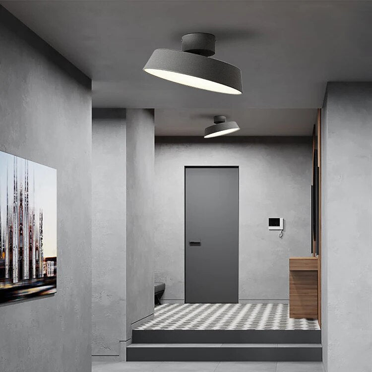 Avenae - Lampada da soffitto LED rotonda in stile nordico minimalista
