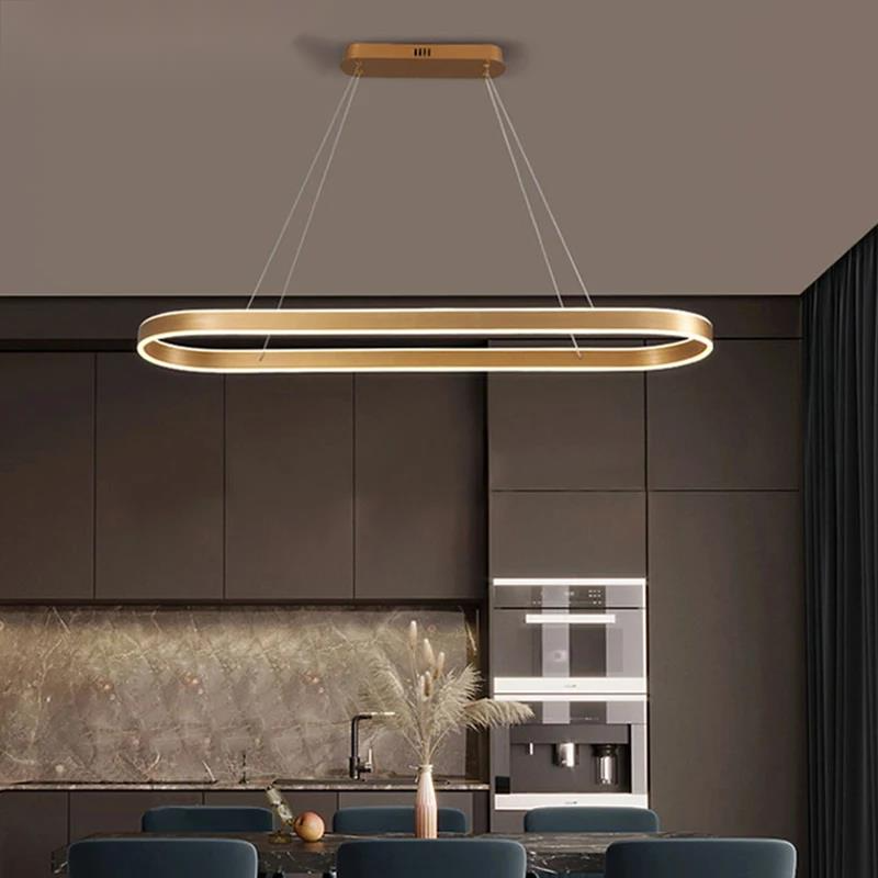 Tressa - Lampada a Sospensione per Cucina in Oro Rosa